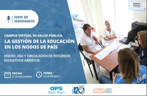 El Campus Virtual realiza seminario virtual con el tema “Diseño, uso y circulación de Recursos Educativos Abiertos"